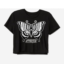 Load image into Gallery viewer, Rebirth Butterfly Crop Top Tee